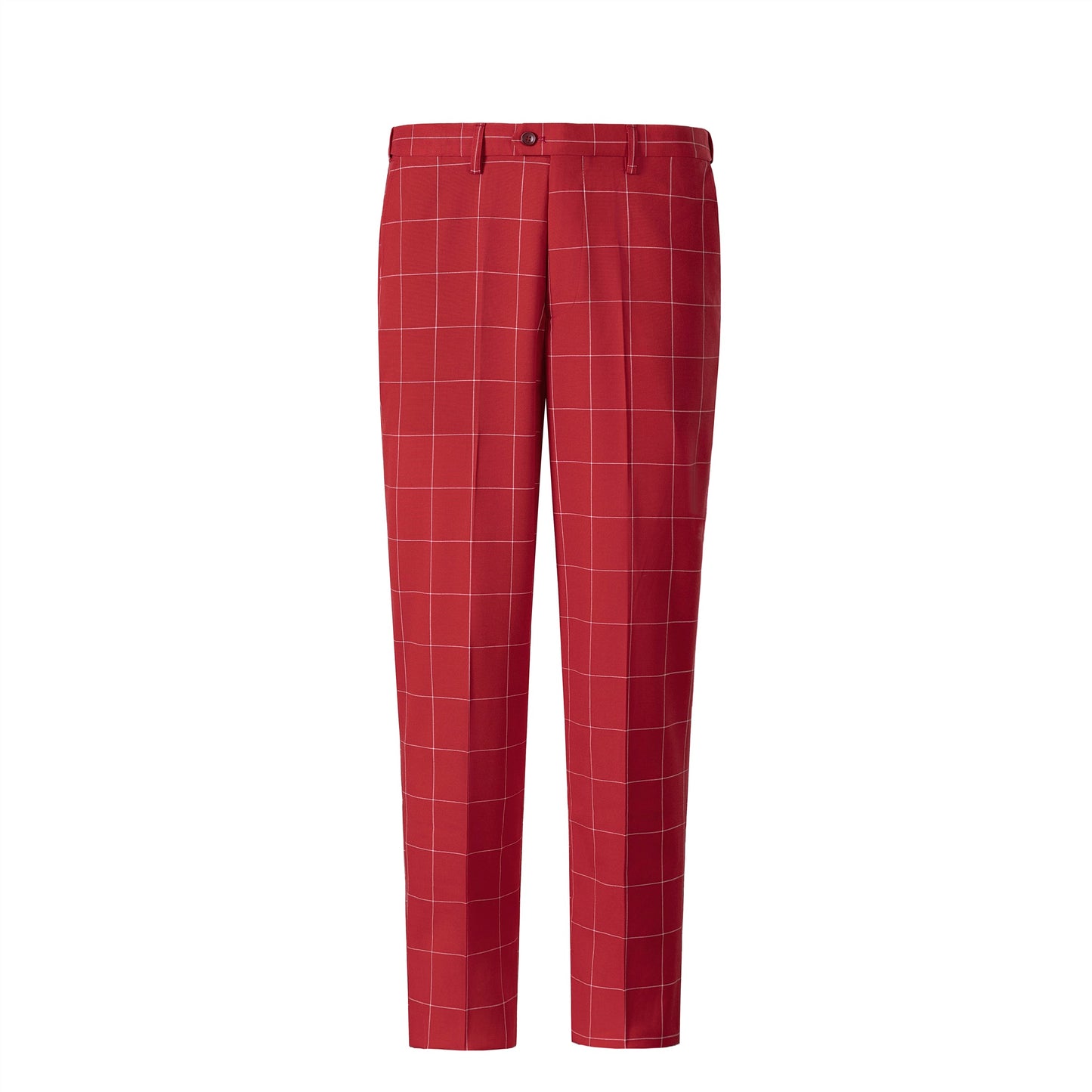 Bllmen Red 3 Pieces Mens Suit Peak Lapel Tuxedos ST017