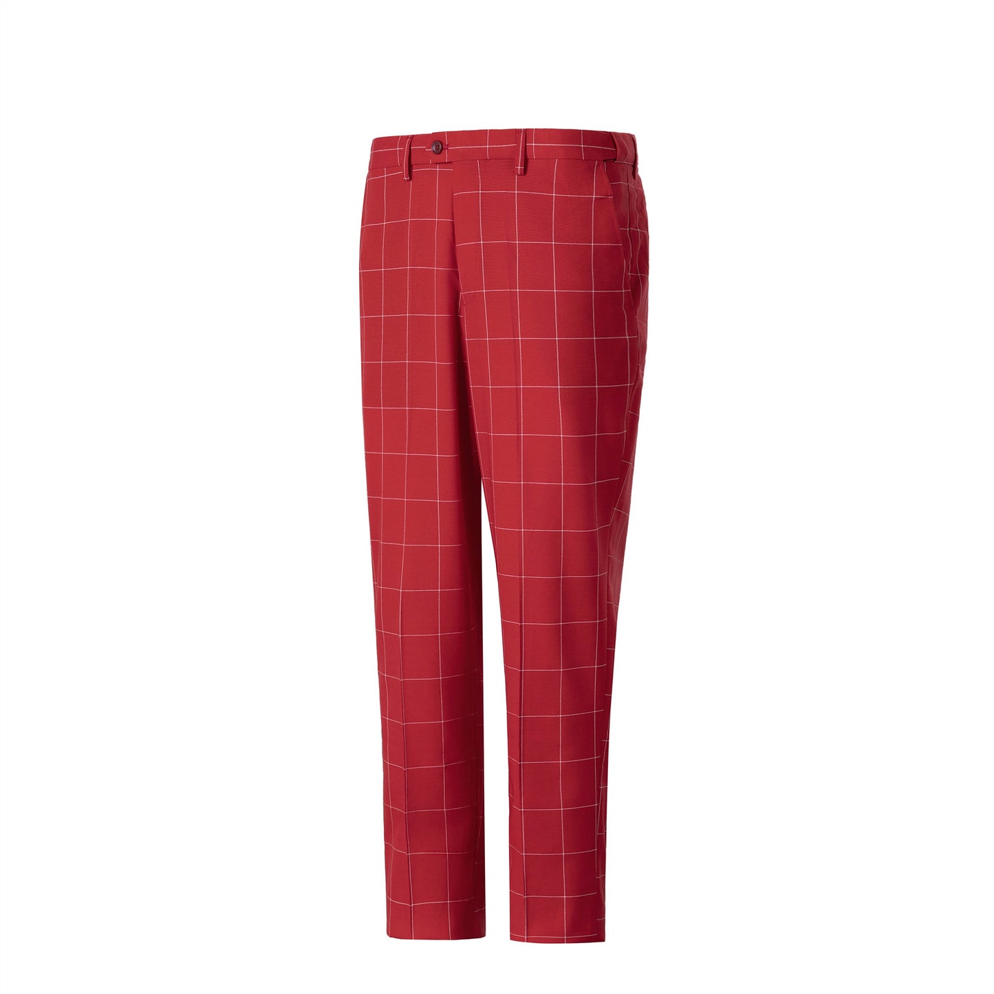 Bllmen Red 3 Pieces Mens Suit Peak Lapel Tuxedos ST017