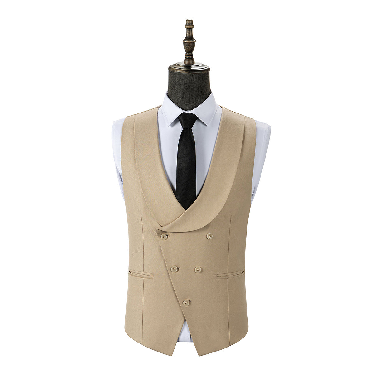 Bllmen Champagne 3 Pieces Mens Suit Notch Lapel Tuxedos ST011
