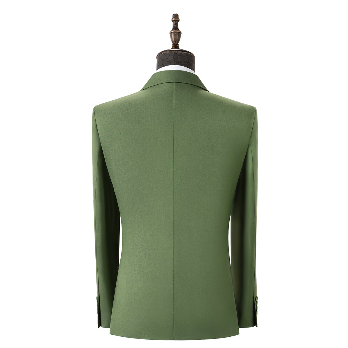 Bllmen Olive Green 3 Pieces Mens Suit Notch Lapel Tuxedos ST006