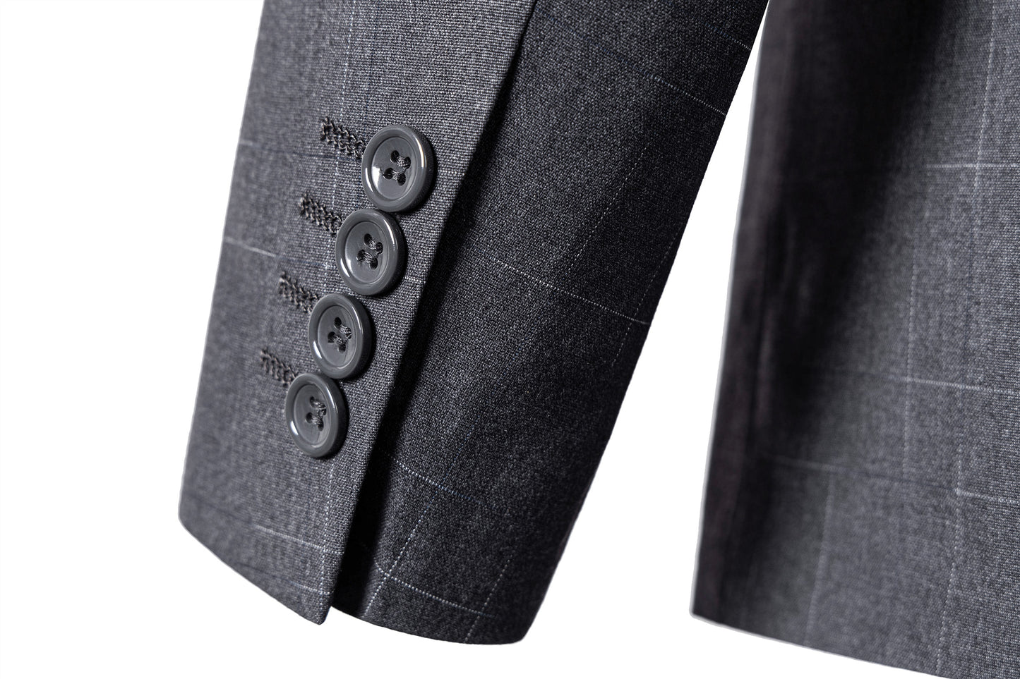 Bllmen Grey 3 Pieces Mens Suit Peak Lapel Tuxedos ST019
