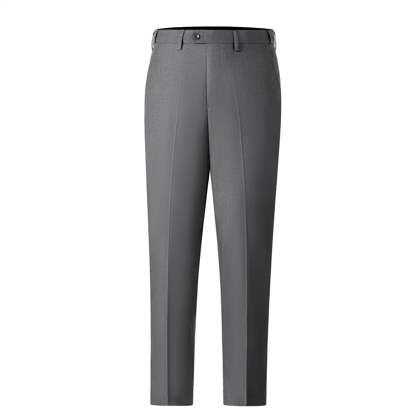 Bllmen Grey 2 Pieces Solid Peak Lapel Men's Suit ST002