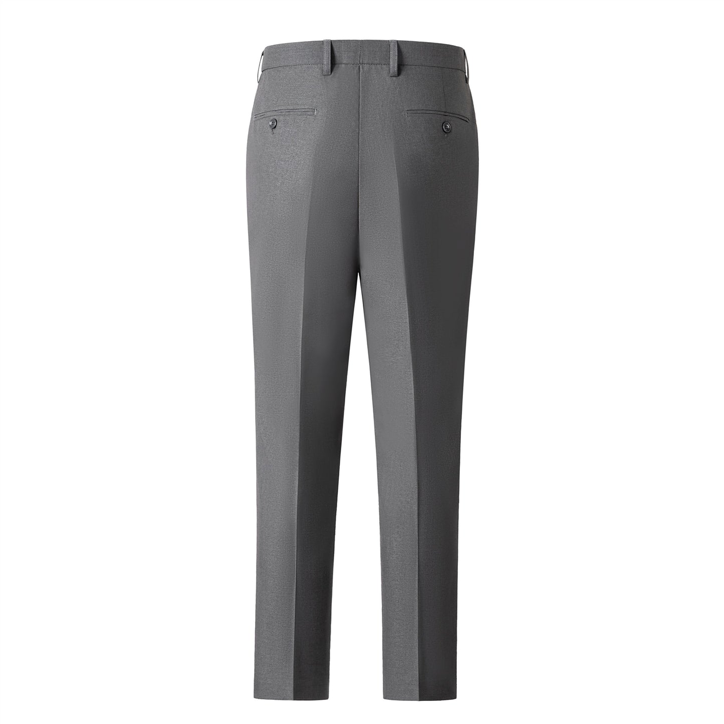 Bllmen Grey 2 Pieces Solid Peak Lapel Men's Suit ST002