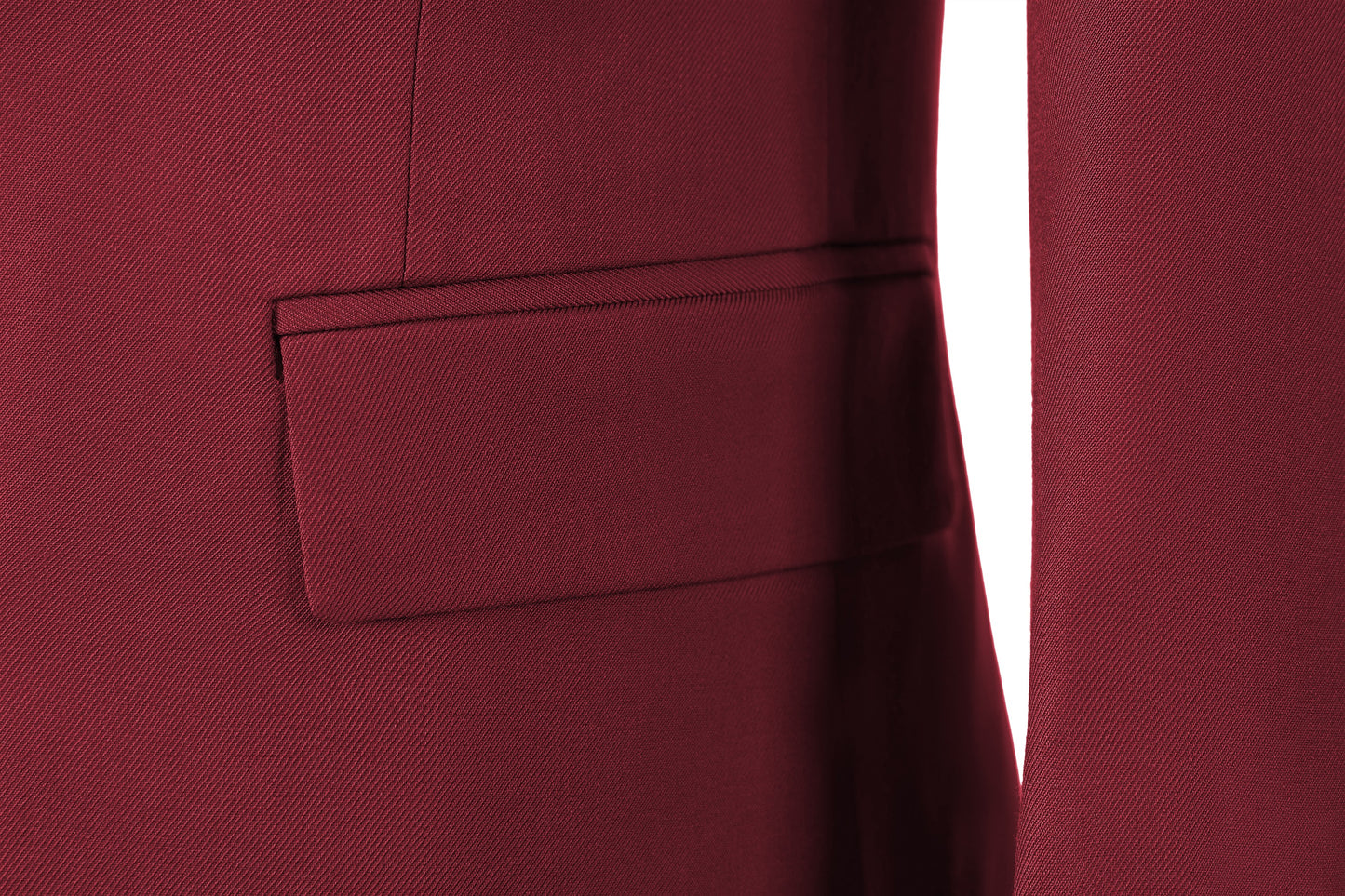 Bllmen Red 2 Pieces Mens Suit Notch Lapel Tuxedos ST014