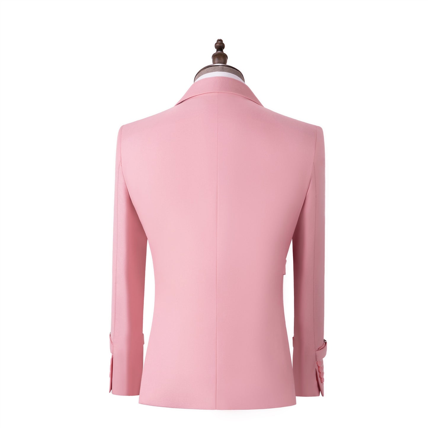 Bllmen Pink 2 Pieces Mens Suit Notch Lapel Tuxedos ST014