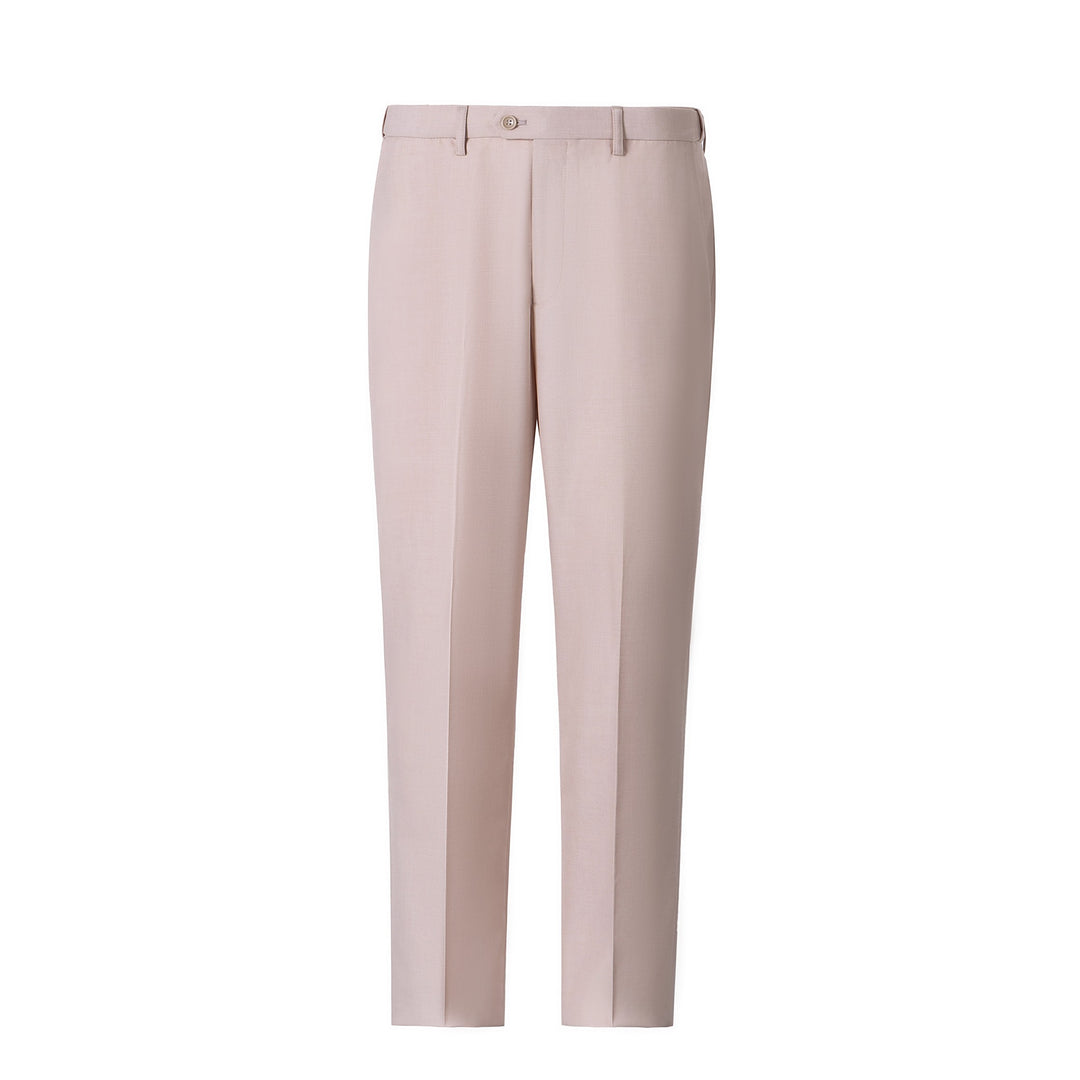 Bllmen Beige 2 Pieces Solid Peak Lapel Men's Suit ST002-1