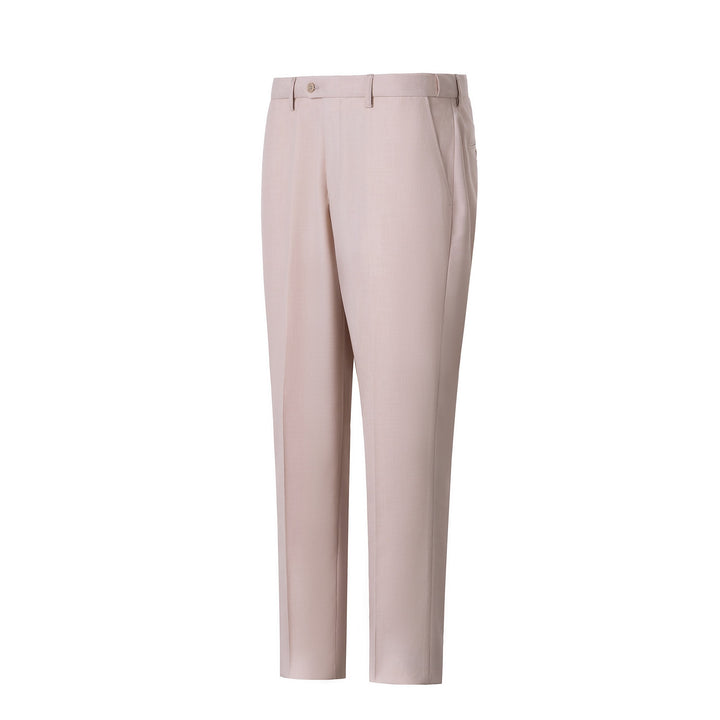 Bllmen Beige 2 Pieces Solid Peak Lapel Men's Suit ST002-1