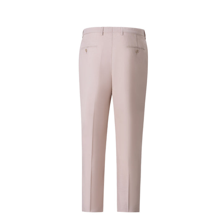 Bllmen Beige 2 Pieces Solid Peak Lapel Men's Suit ST002-1