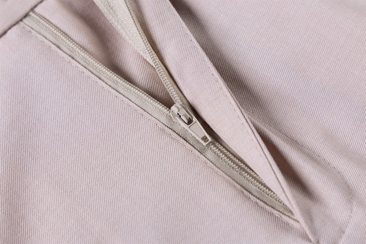 Bllmen Beige 2 Pieces Solid Peak Lapel Men's Suit ST002-1