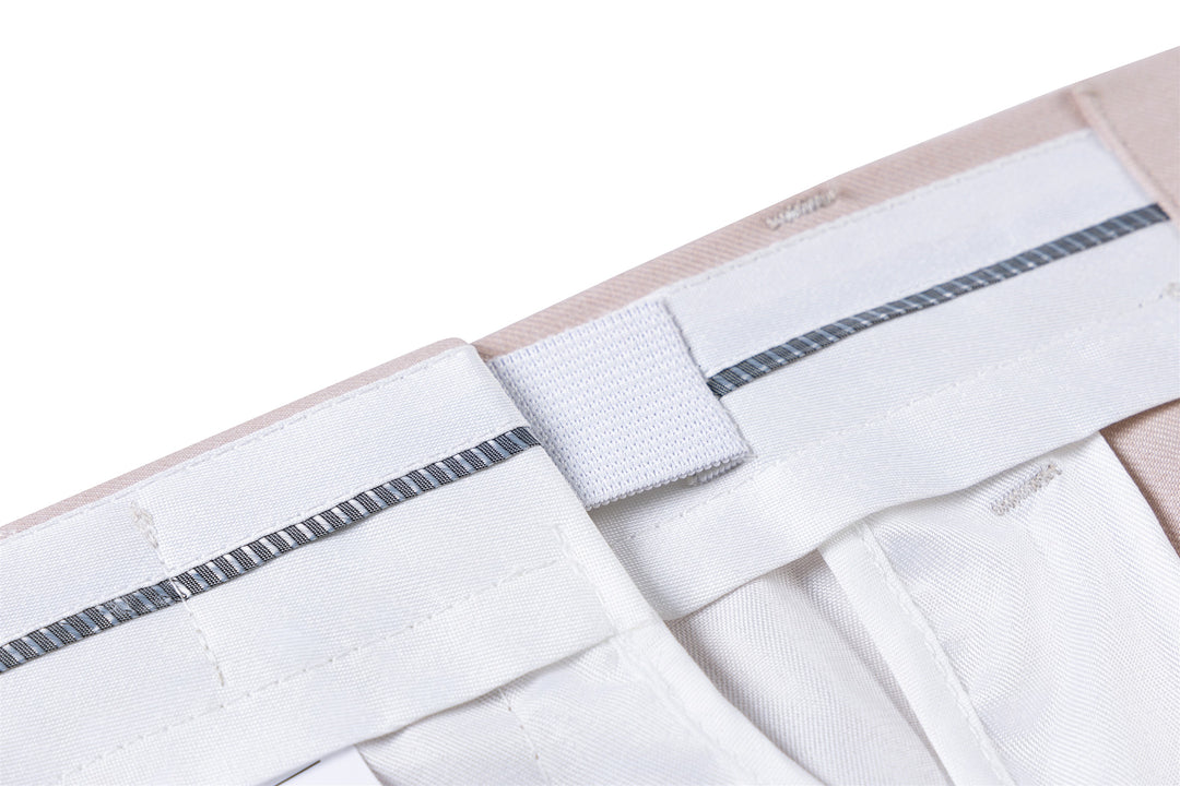 Bllmen Beige 2 Pieces Solid Peak Lapel Men's Suit ST002-1