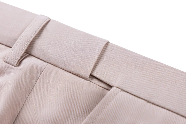 Bllmen Beige 2 Pieces Solid Peak Lapel Men's Suit ST002-1