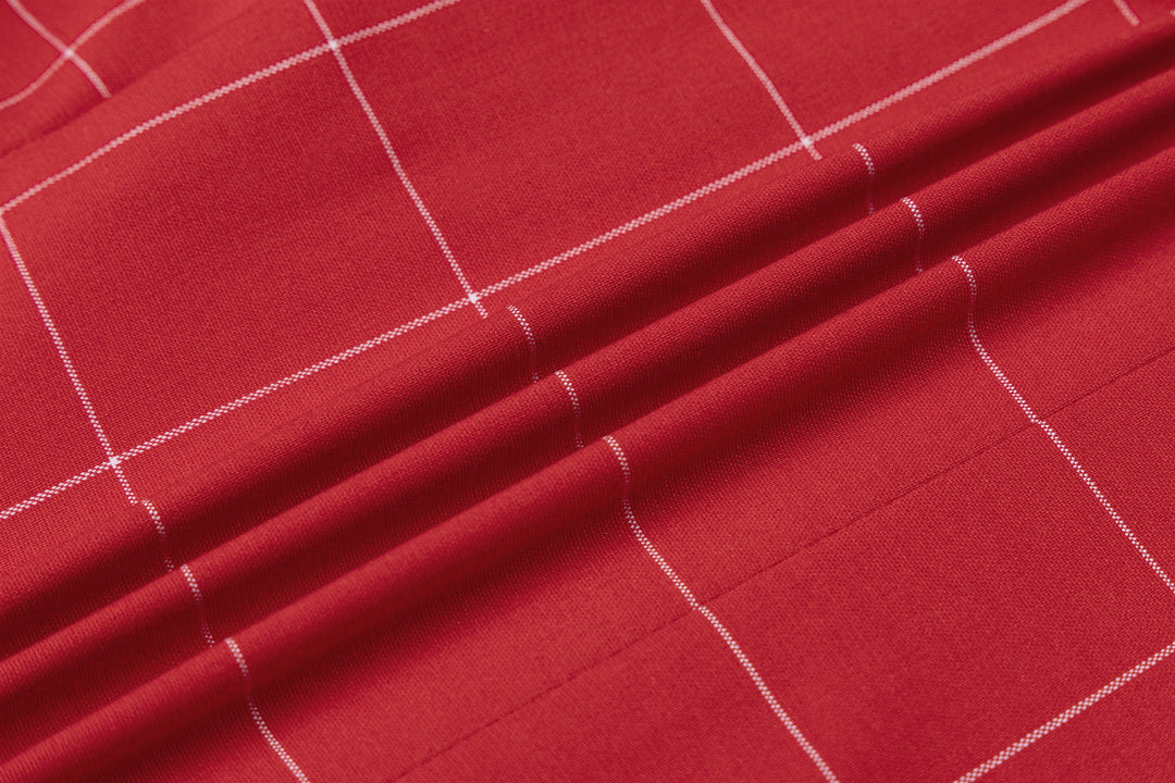 Bllmen Red 3 Pieces Mens Suit Peak Lapel Tuxedos ST017