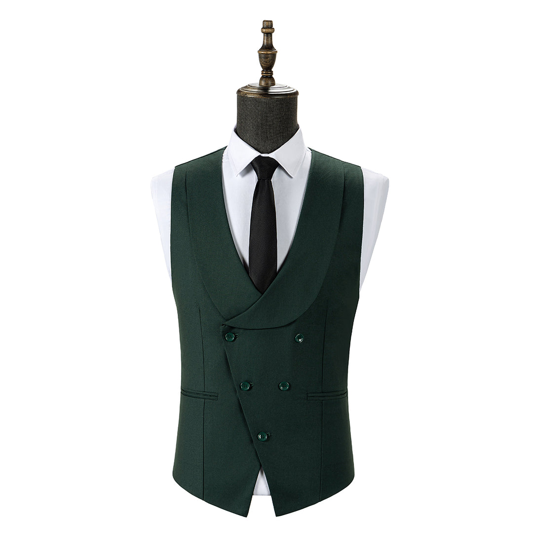 Bllmen Hunt Green 3 Pieces Mens Suit Notch Lapel Tuxedos ST011