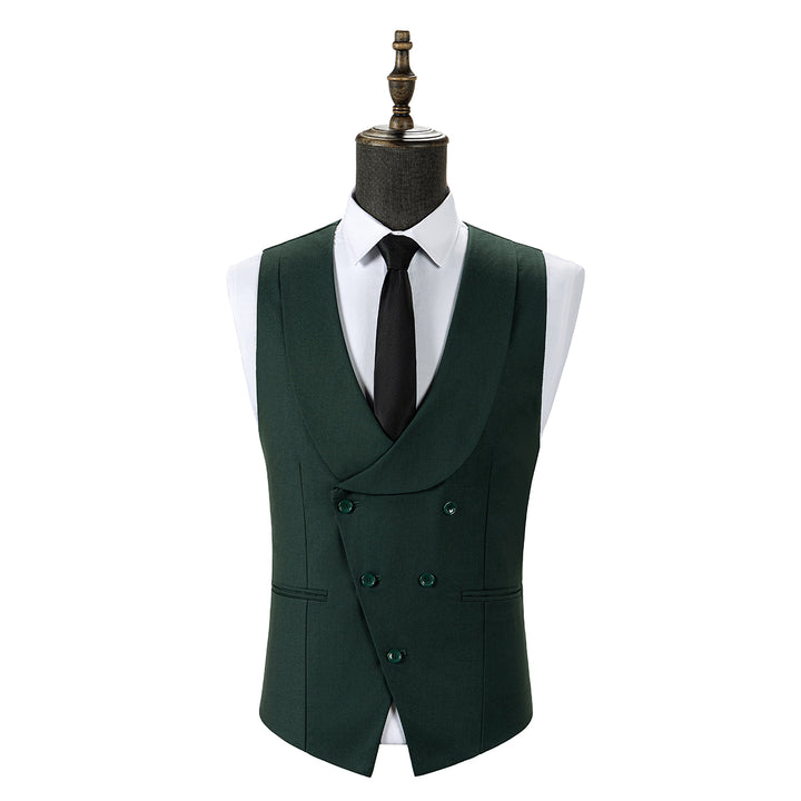 Bllmen Hunt Green 3 Pieces Mens Suit Notch Lapel Tuxedos ST011