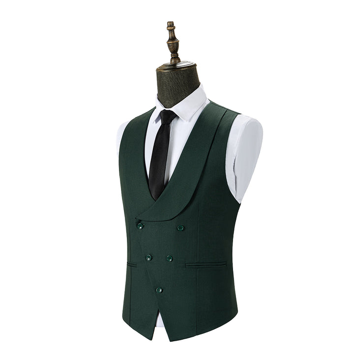 Bllmen Hunt Green 3 Pieces Mens Suit Notch Lapel Tuxedos ST011