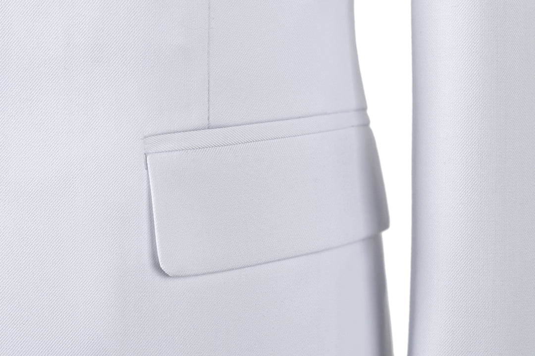 Bllmen Royal Blue 3 Pieces Mens Suit Notch Lapel Tuxedos ST011