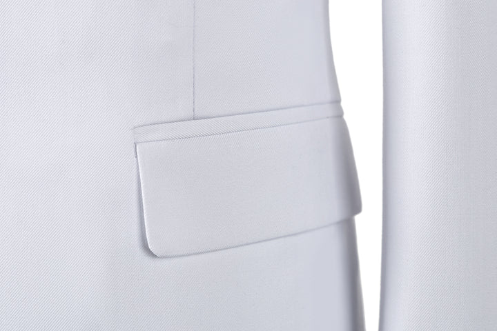 Bllmen Royal Blue 3 Pieces Mens Suit Notch Lapel Tuxedos ST011