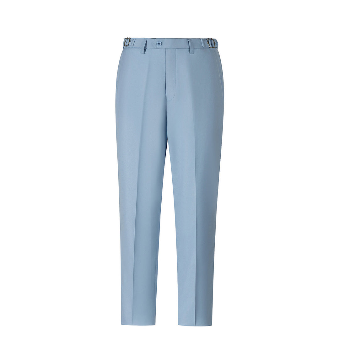 Bllmen Light Blue 3 Pieces Mens Suit Notch Lapel Tuxedos ST011