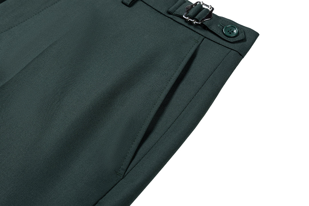 Bllmen Hunt Green 3 Pieces Mens Suit Notch Lapel Tuxedos ST011