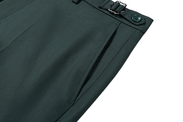 Bllmen Hunt Green 3 Pieces Mens Suit Notch Lapel Tuxedos ST011