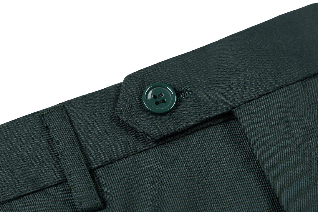 Bllmen Hunt Green 3 Pieces Mens Suit Notch Lapel Tuxedos ST011