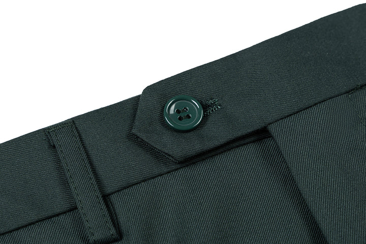 Bllmen Hunt Green 3 Pieces Mens Suit Notch Lapel Tuxedos ST011