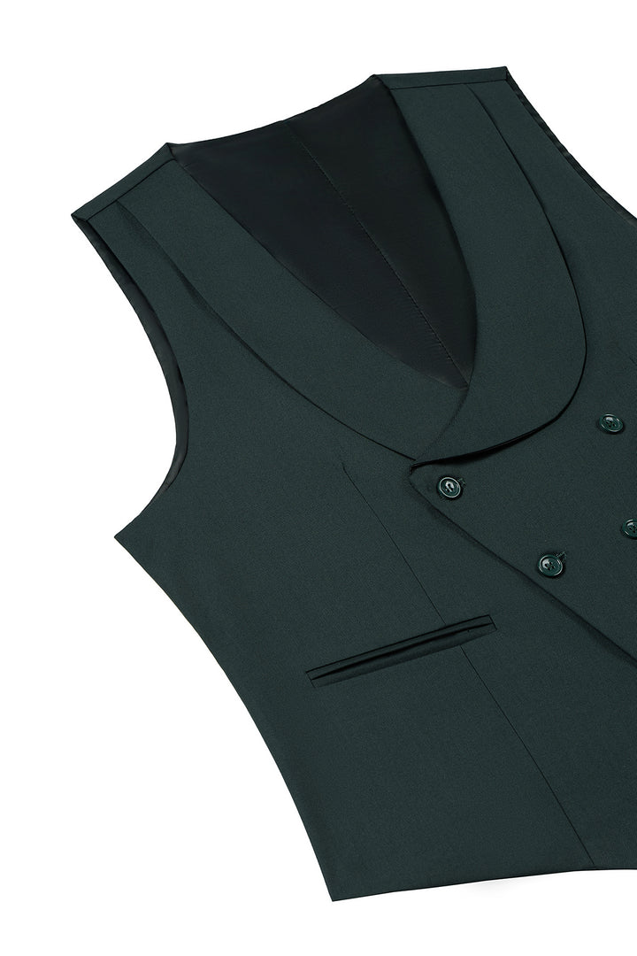 Bllmen Hunt Green 3 Pieces Mens Suit Notch Lapel Tuxedos ST011