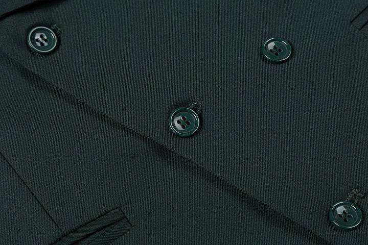 Bllmen Hunt Green 3 Pieces Mens Suit Notch Lapel Tuxedos ST011