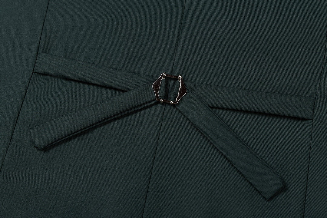 Bllmen Hunt Green 3 Pieces Mens Suit Notch Lapel Tuxedos ST011