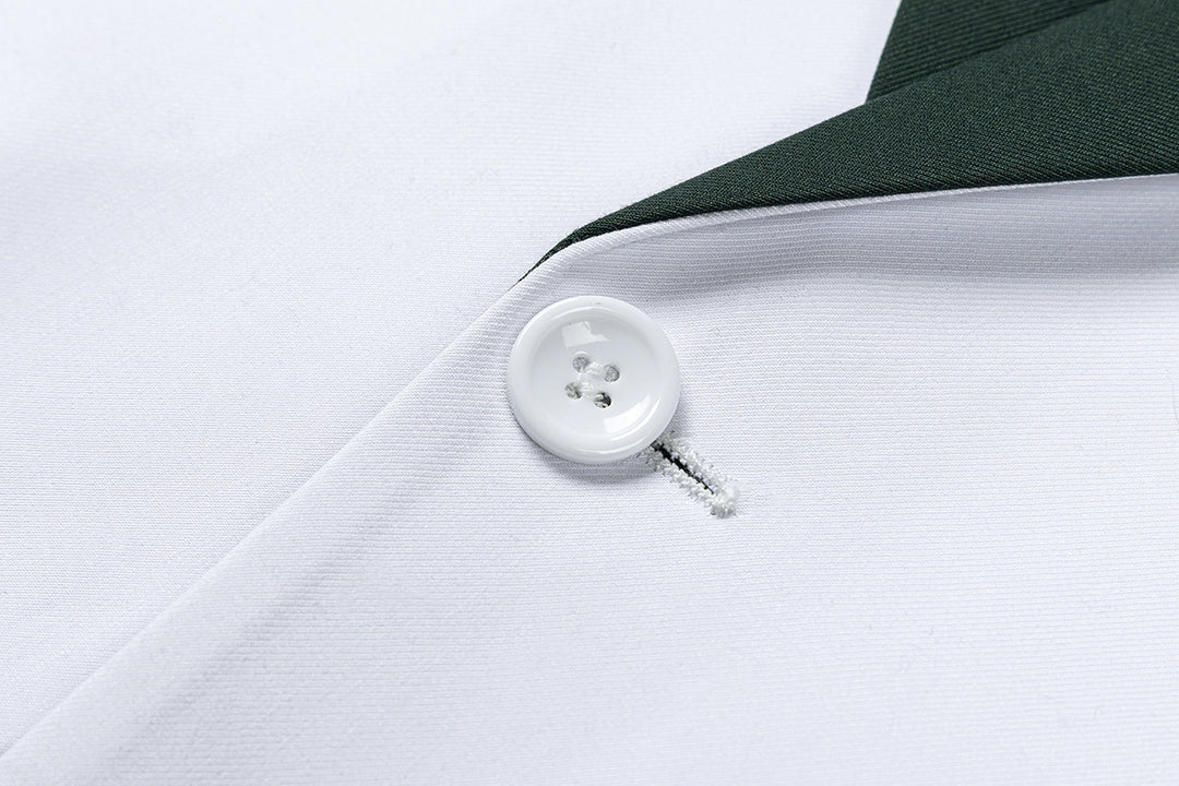 Bllmen Hunt Green 3 Pieces Mens Suit Notch Lapel Tuxedos ST011