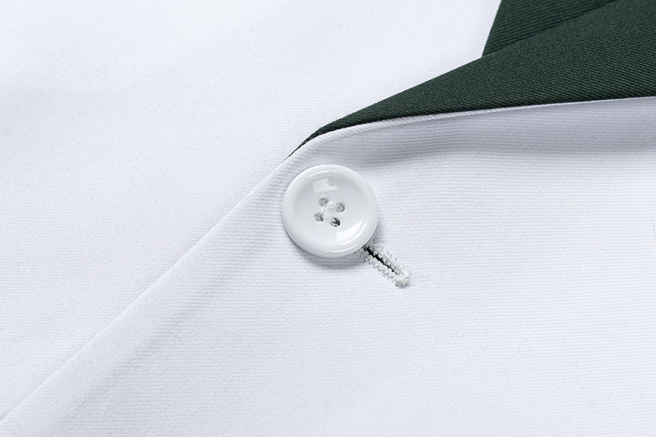 Bllmen Hunt Green 3 Pieces Mens Suit Notch Lapel Tuxedos ST011