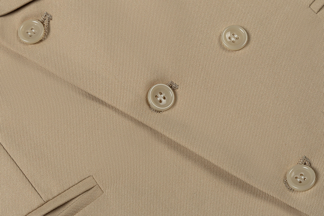 Bllmen Champagne 3 Pieces Mens Suit Notch Lapel Tuxedos ST011