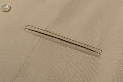 Bllmen Champagne 3 Pieces Mens Suit Notch Lapel Tuxedos ST011
