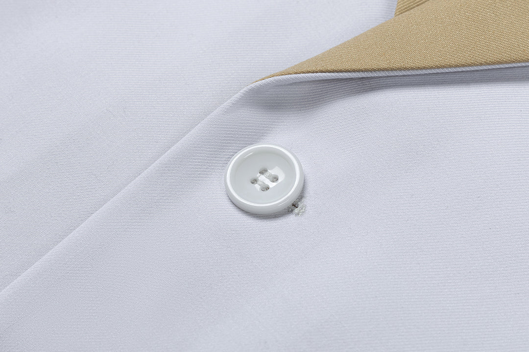 Bllmen Champagne 3 Pieces Mens Suit Notch Lapel Tuxedos ST011