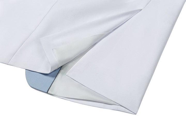 Bllmen Light Blue 3 Pieces Mens Suit Notch Lapel Tuxedos ST011