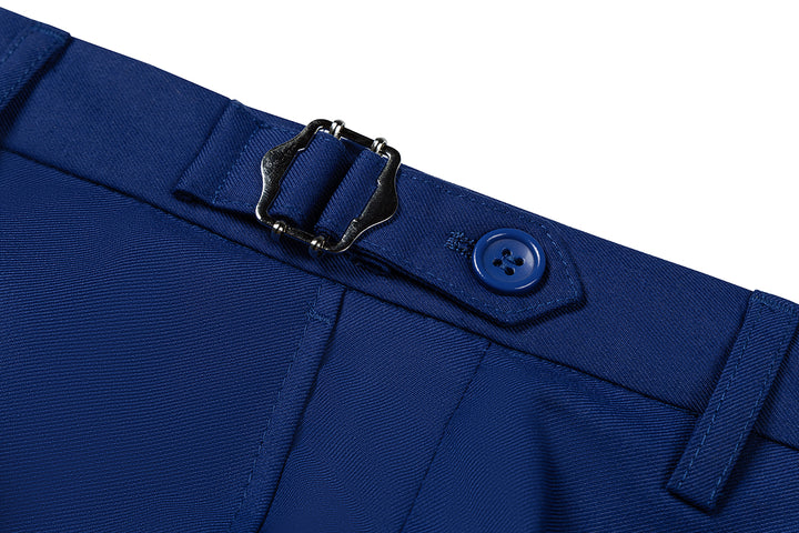 Bllmen Royal Blue 3 Pieces Mens Suit Notch Lapel Tuxedos ST011