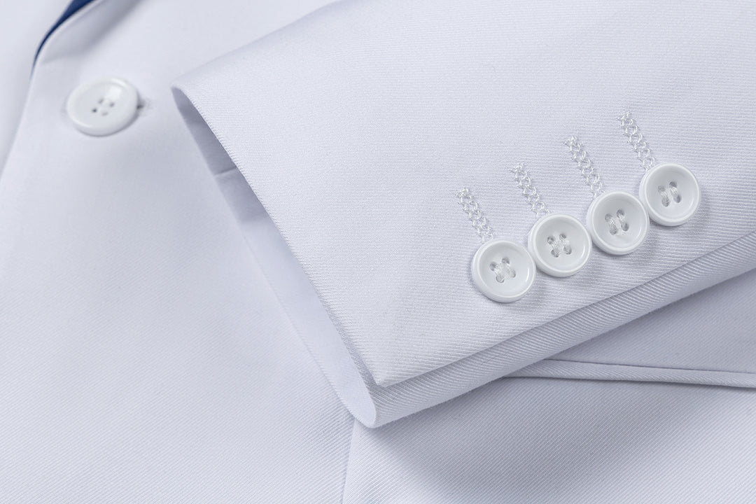 Bllmen Royal Blue 3 Pieces Mens Suit Notch Lapel Tuxedos ST011