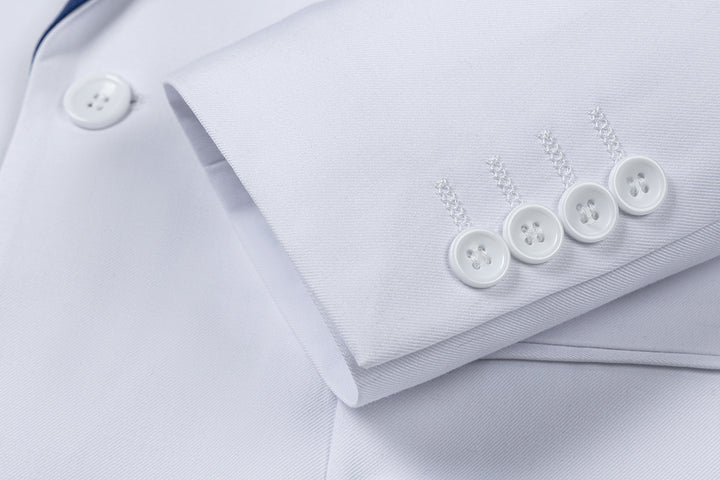 Bllmen Royal Blue 3 Pieces Mens Suit Notch Lapel Tuxedos ST011