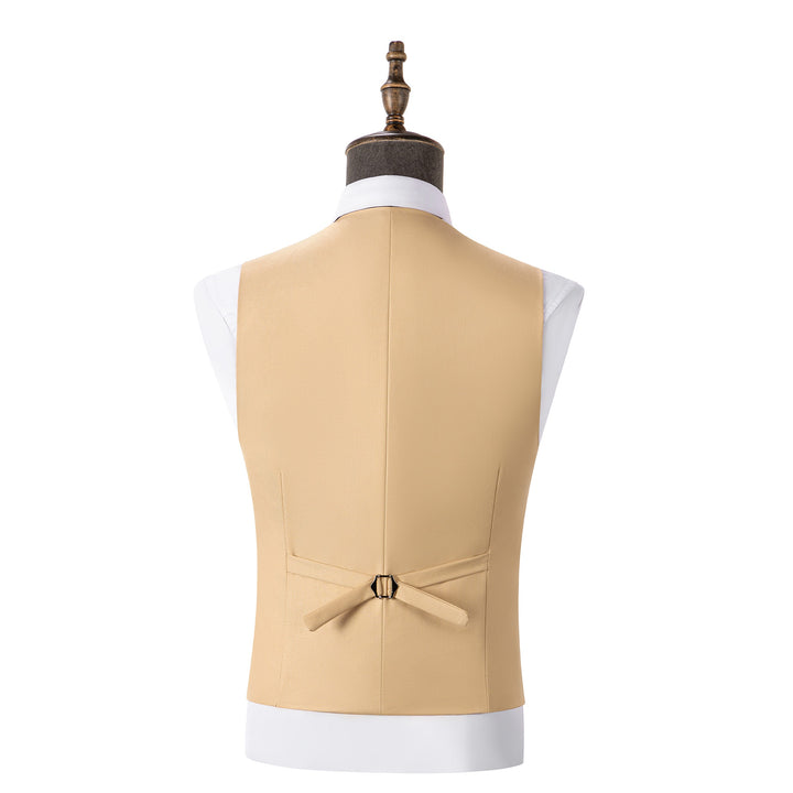 Bllmen Champagne Men's Suits 3 Pieces Notch Lapel Tuxedos ST001