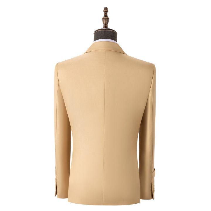Bllmen Champagne 2 Pieces Mens Suit Notch Lapel Tuxedos ST014