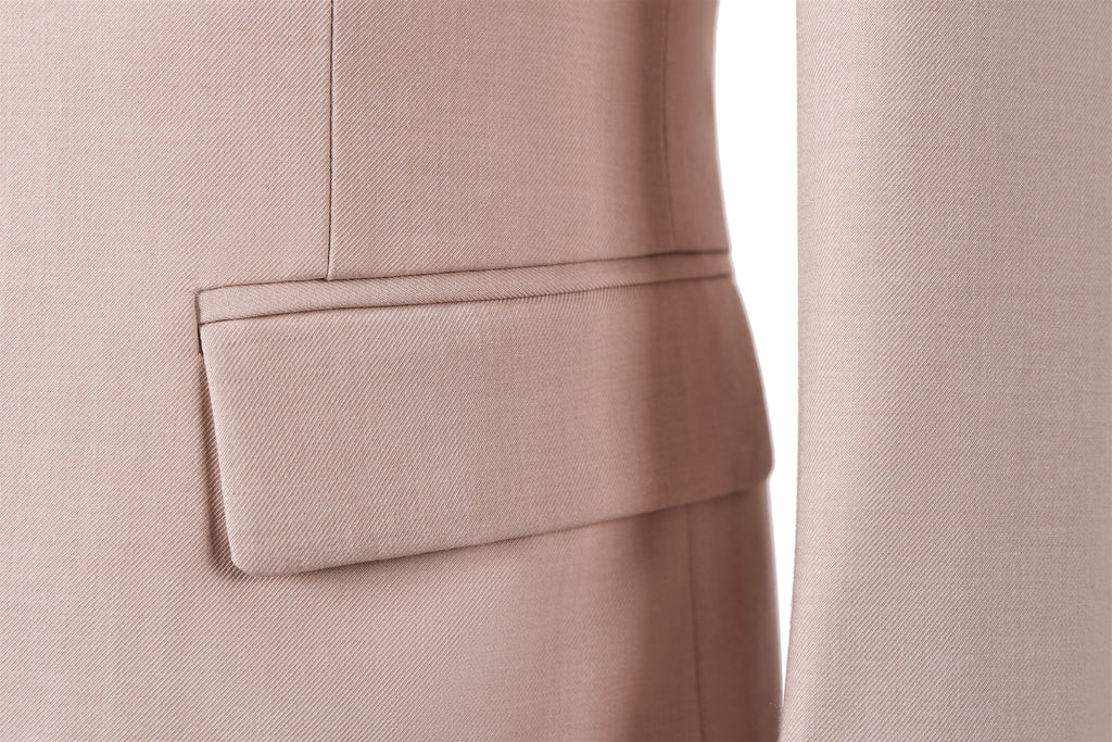 Bllmen Beige 3 Pieces Mens Suit Notch Lapel Tuxedos ST003