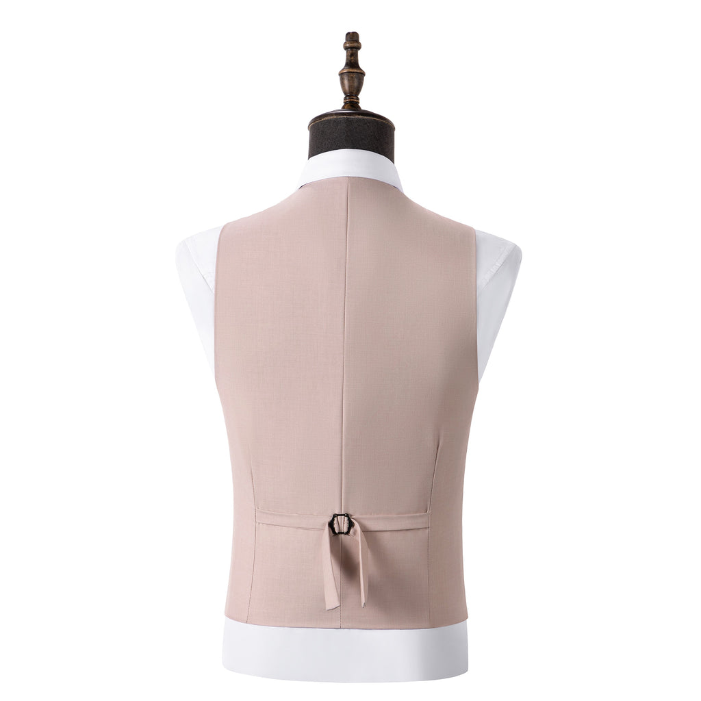 Bllmen Beige 3 Pieces Mens Suit Notch Lapel Tuxedos ST003