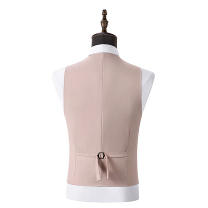 Bllmen Beige 3 Pieces Mens Suit Notch Lapel Tuxedos ST003