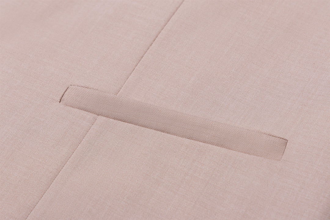 Bllmen Beige 3 Pieces Mens Suit Notch Lapel Tuxedos ST003