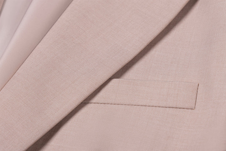 Bllmen Beige 3 Pieces Mens Suit Notch Lapel Tuxedos ST003