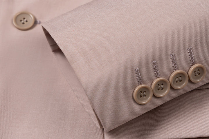 Bllmen Beige 3 Pieces Mens Suit Notch Lapel Tuxedos ST003