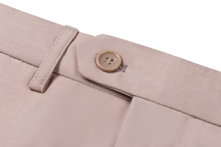 Bllmen Beige 3 Pieces Mens Suit Notch Lapel Tuxedos ST003