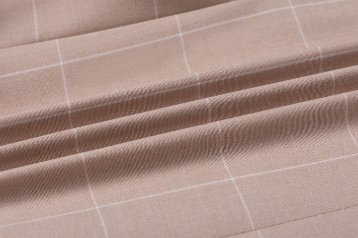 Bllmen Beige 3 Pieces Mens Suit Peak Lapel Tuxedos ST017