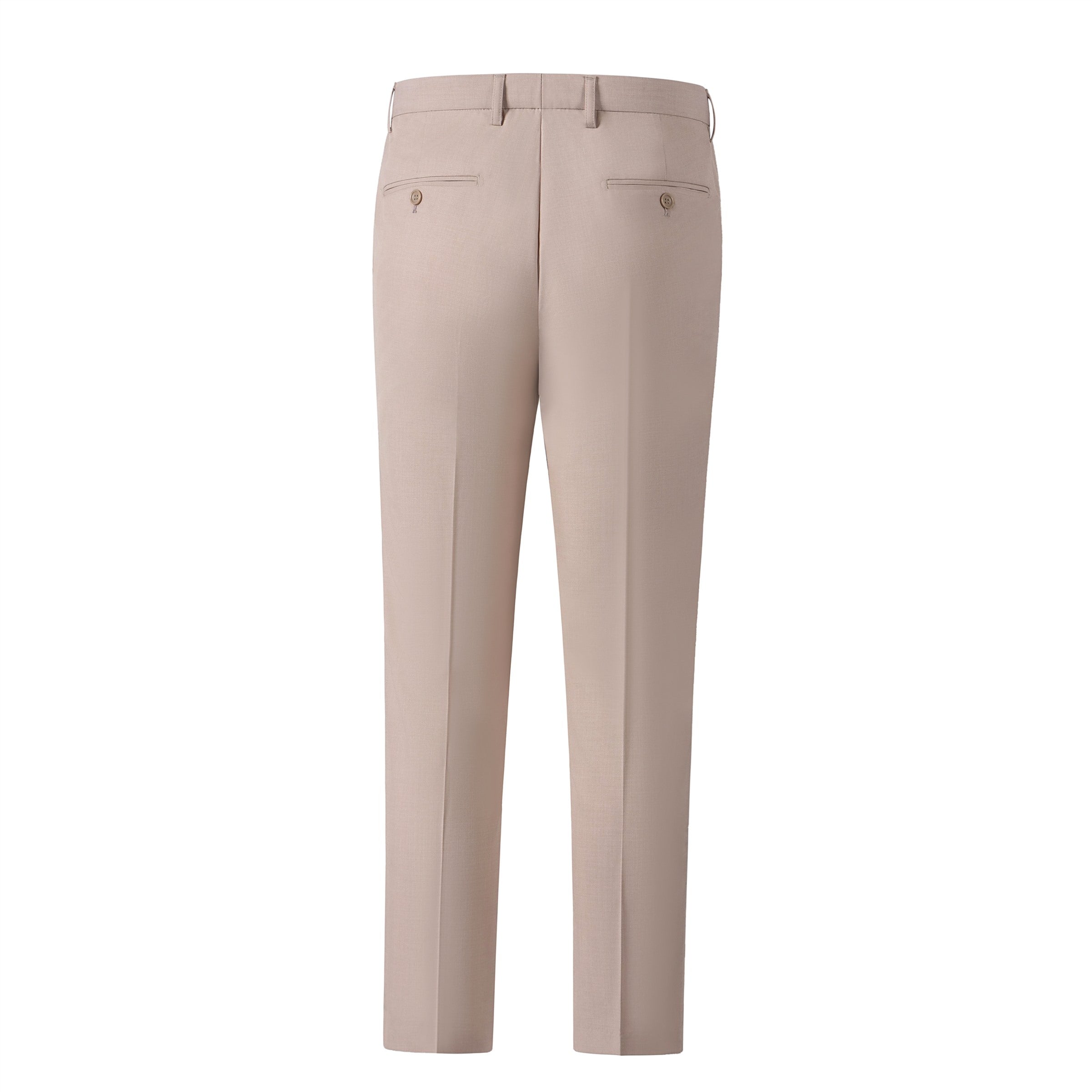 Bllmen Beige 3 Pieces Mens Suit Notch Lapel Tuxedos ST003