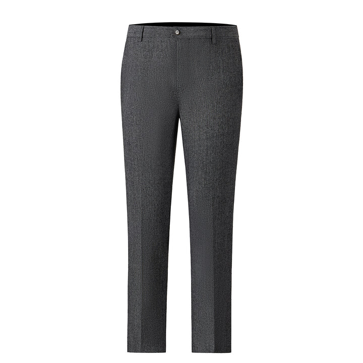 Bllmen Grey 3 Pieces Mens Suit Notch Lapel Tuxedos ST008